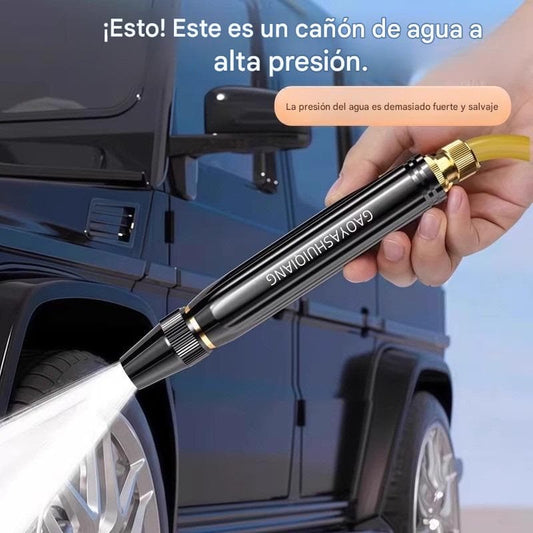 Pistola de agua de alta presión para lavado de coches en casa, imprescindible para regar plantas y verduras, y para lavar el coche.